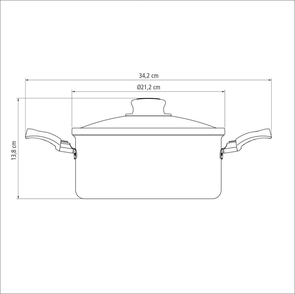 Caçarola de aluminio com revestimento interno de antiaderent... - Image 8