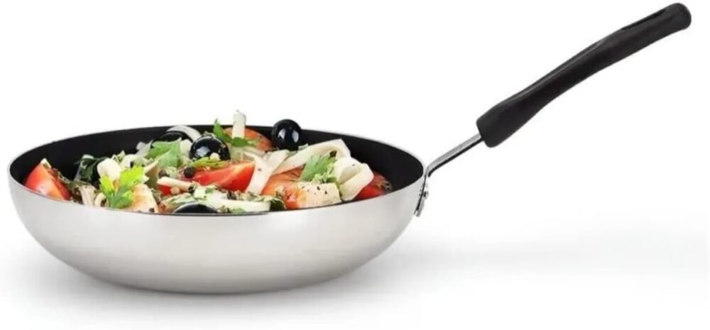 Kit 2 Panelas Wok 28cm Teflon = 1 Frigideira + 1 Cabo Longo - Image 2