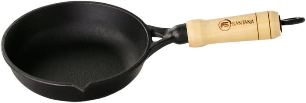 Frigideira Ferro Fundido Tampa Ferro Egg Pan Santana 14 Cm - Image 5