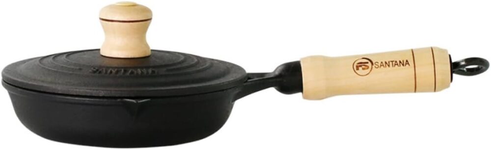 Frigideira Ferro Fundido Tampa Ferro Egg Pan Santana 14 Cm - Image 3