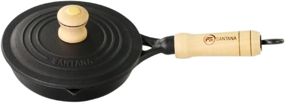 Frigideira Ferro Fundido Tampa Ferro Egg Pan Santana 14 Cm - Image 2