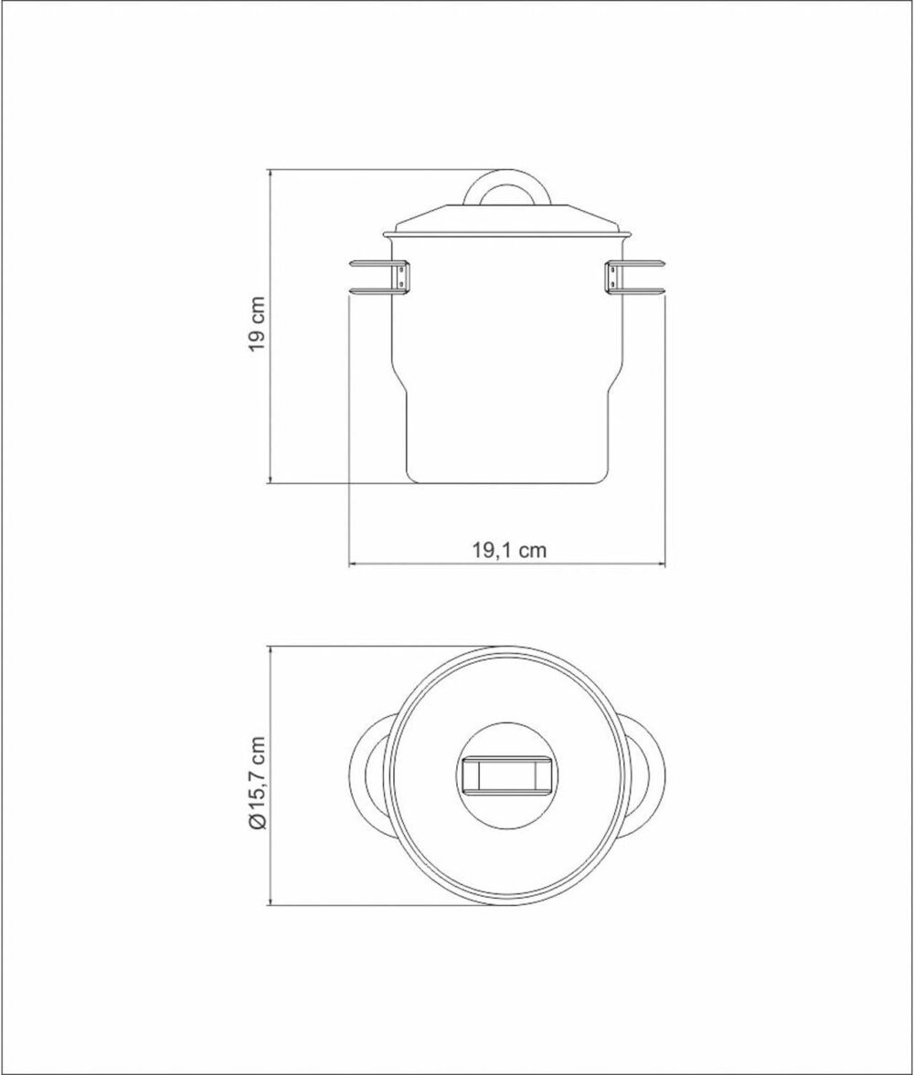 Cuscuzeira, Tramontina, Solar 62519140, Inox, dimetro de 14 ... - Image 4