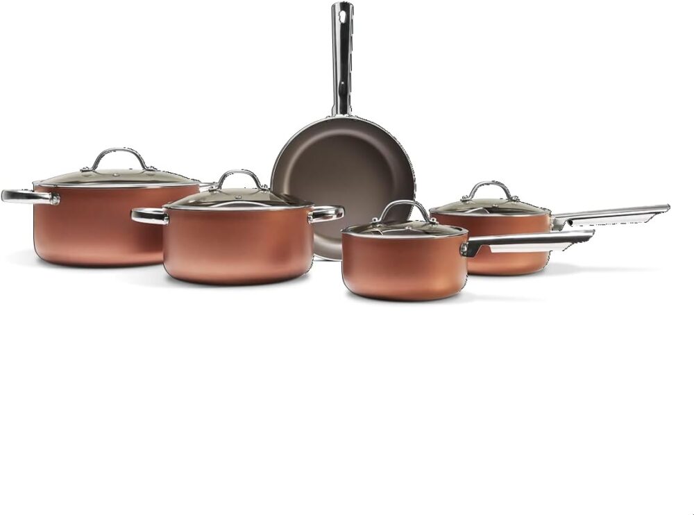Conjunto de Panelas, Curry, Pacote de 5, Cobre, Brinox
