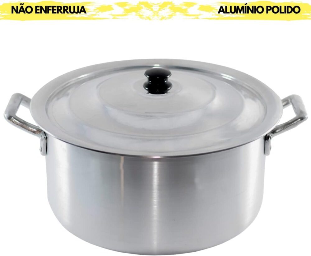 Jogo de Caçarolas Nº 26 28 30 em Alumínio para uso Hotéis Ba... - Image 2