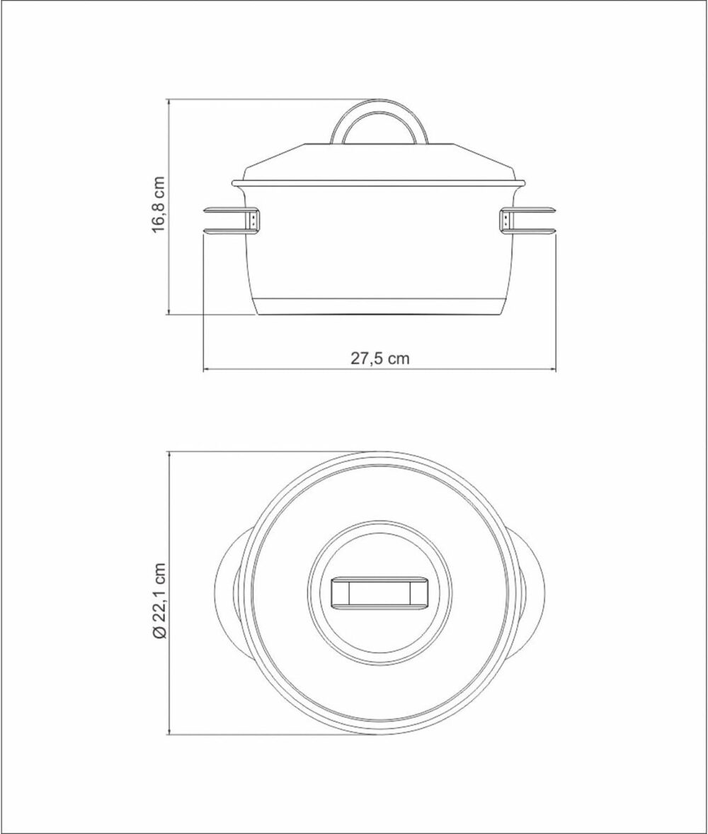 Caçarola Funda com Fundo Triplo, Tramontina, Solar 62504200,... - Image 4