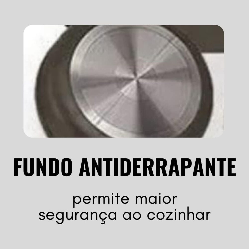 Jogo de Caçarolas 05 Peças Preto com Tampa de Vidro e Utensí... - Image 6