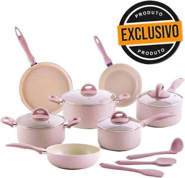 BRINOX, Jogo Panelas 10pçs Antiaderente C/Indução Brinox Sma... - Image 2