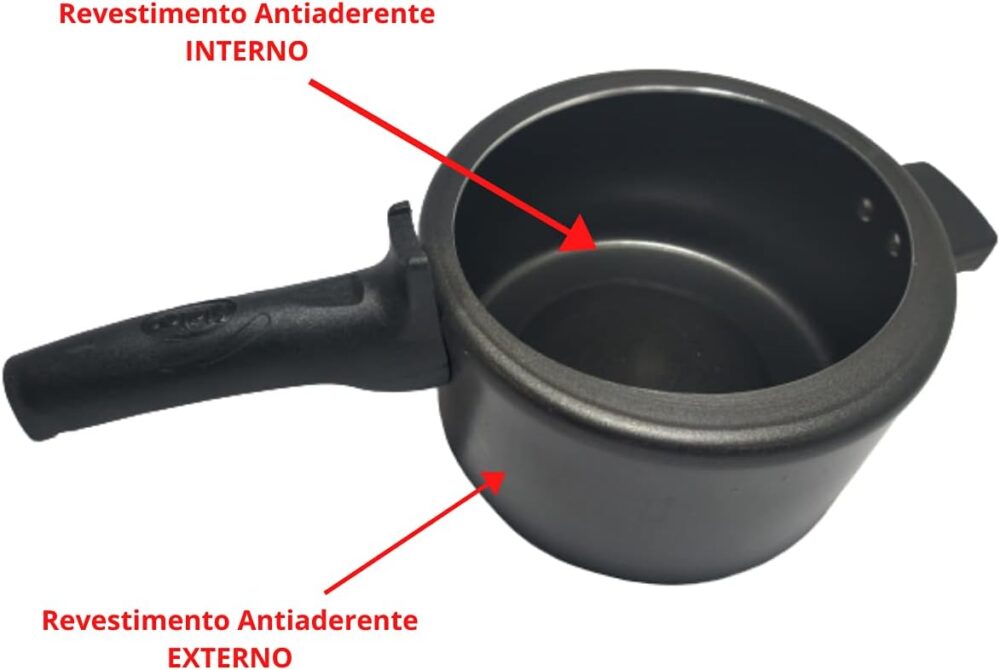 Panela de Pressão Eiriflon Fechamento Interno Eirilar 909 2L - Image 2