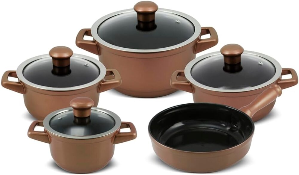 Ceraflame Conjunto Panelas de Cerâmica Duo Smart 5 Peças Cob...