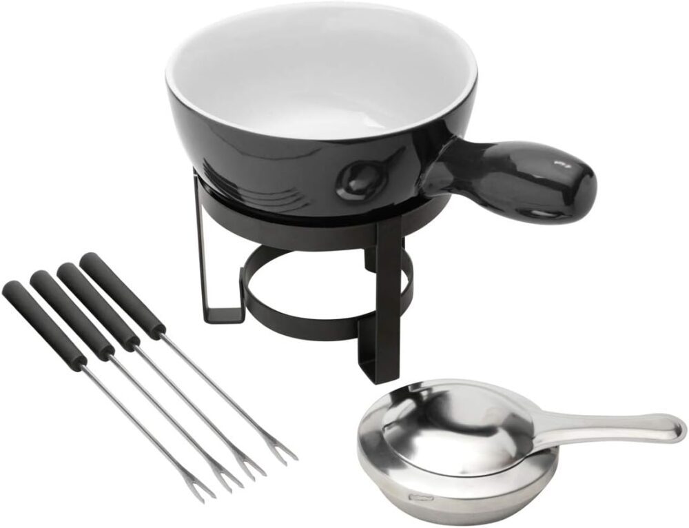 LYOR - Aparelho de Fondue 8 Peças para Queijo de Ferro com P... - Image 2