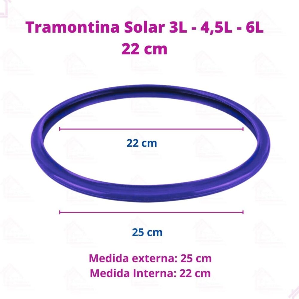 Borracha Anel De Silicone Panela De Pressão Solar 3L / 4,5L ... - Image 3