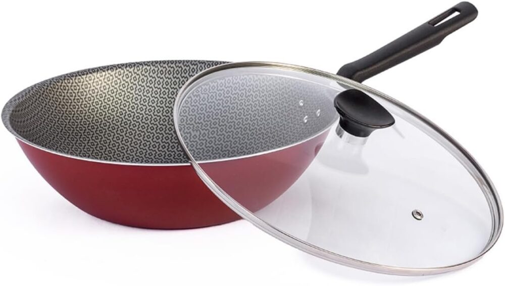 Frigideira Funda Antiaderente Wok Com Tampa- Tramontina (Ver... - Image 2