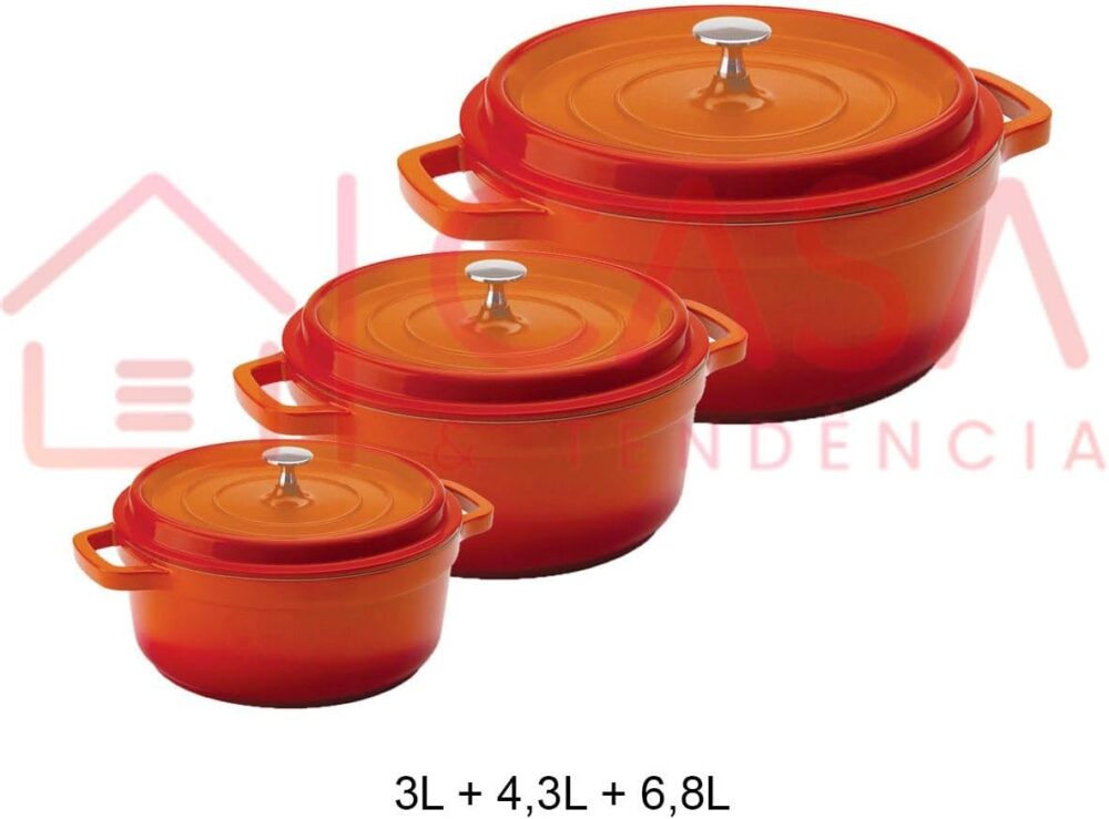 Kit Conjunto Caçarola Hercules Revestimento Ceramico Indução... - Image 2