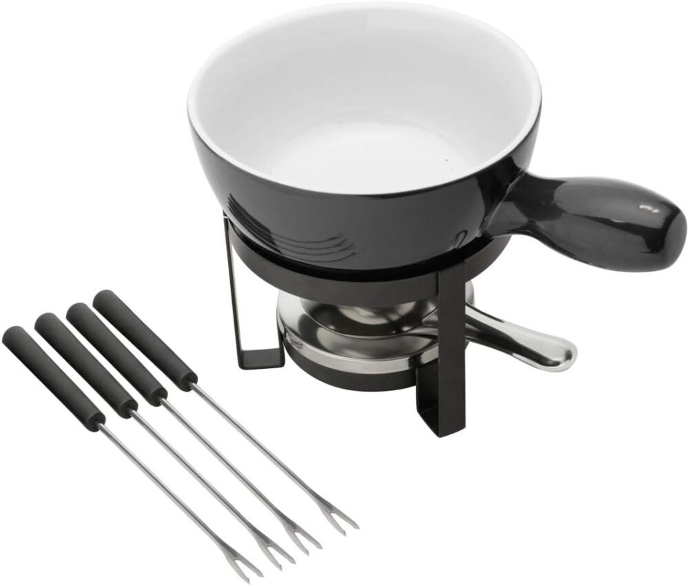 LYOR - Aparelho de Fondue 8 Peças para Queijo de Ferro com P... - Image 3