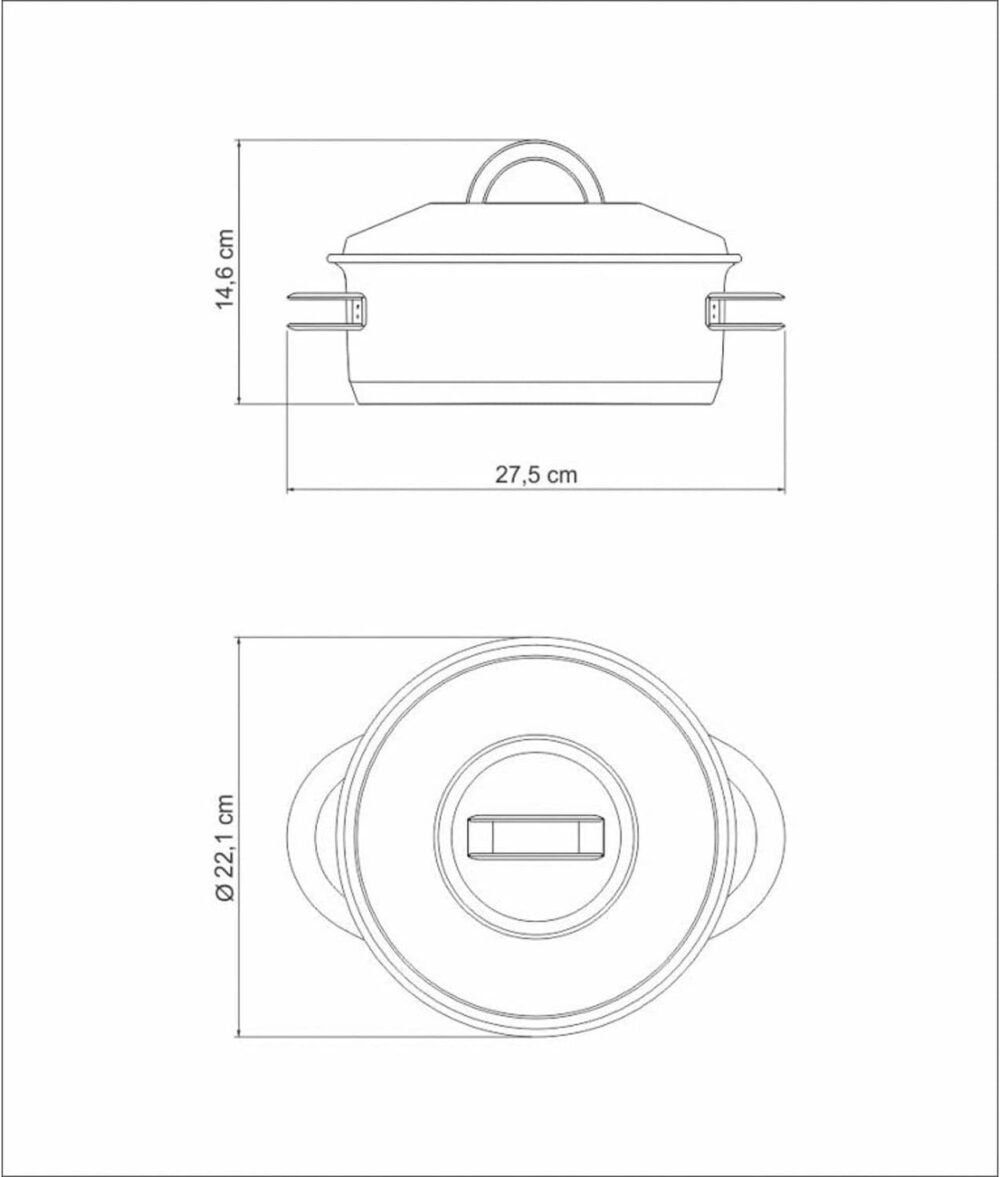 Caçarola Rasa Com Fundo Triplo Tramontina Solar Inox Diâmetr... - Image 4