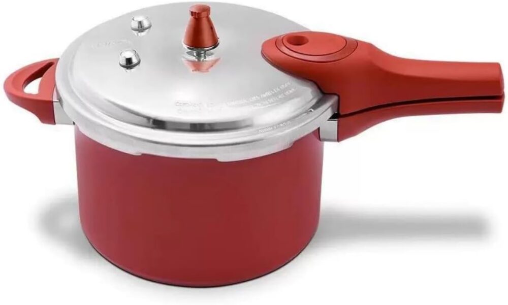 Panela de Pressão Cerâmica Life Pressure C/Indução 4,2L Carm...