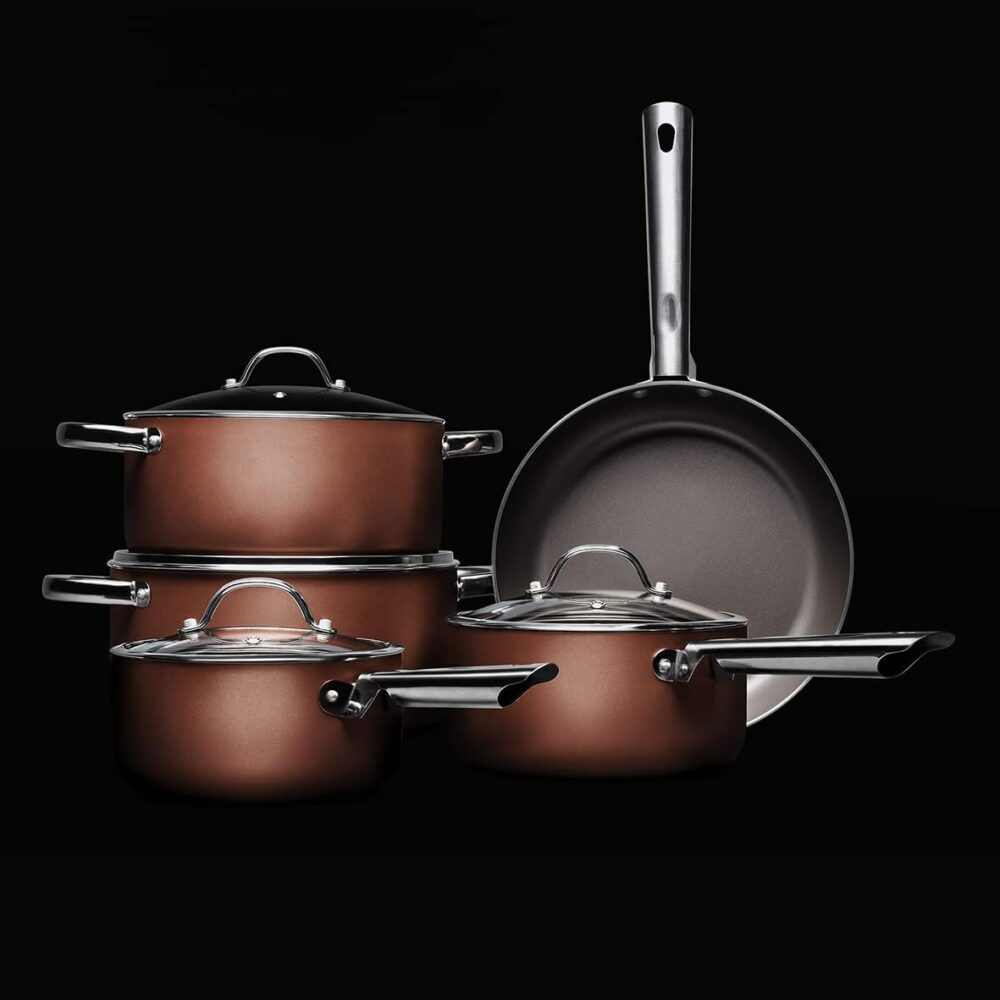 Conjunto de Panelas, Curry, Pacote de 5, Cobre, Brinox - Image 8