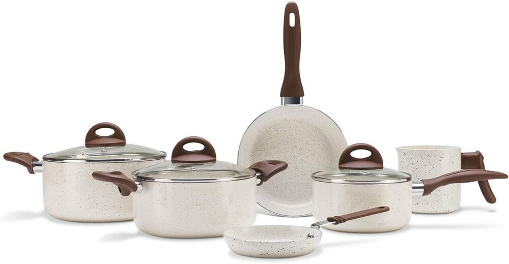 Jogo de Panelas 6 Peças Ceramic Life Smart Plus Brinox - Van...