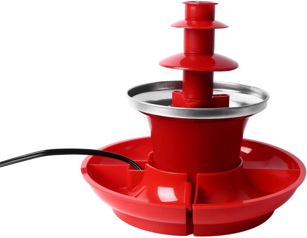 Máquina de Fonte de Chocolate para Festas Conjunto de Fondue...