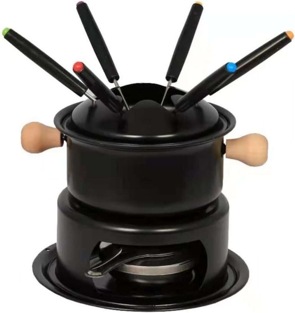 Conjunto Para Fondue 11 Peças Inox para Queijos, Chocolate e... - Image 9