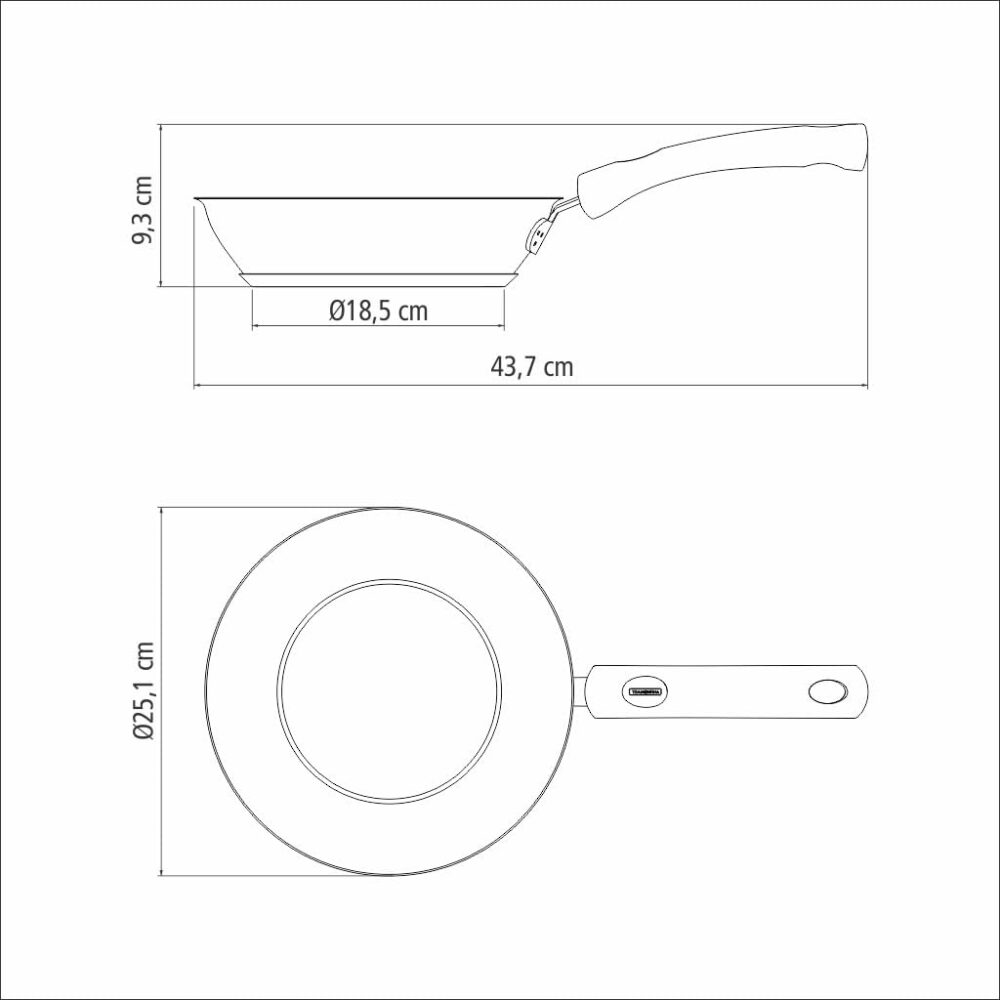 Frigideira Tramontina Solar Silicone Rasa em Aço Inox Fundo ... - Image 5