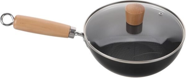 Alipis Panela Wok De Ferro Forjado De 8 Polegadas Frigideira... - Image 4