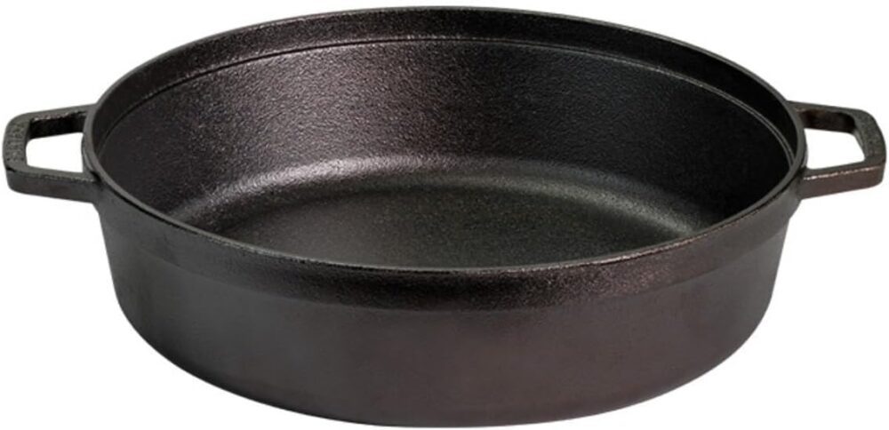 Panela De Ferro Fundido 3,9 L Risoto Risoteira 28 Cm Com Tam... - Image 2