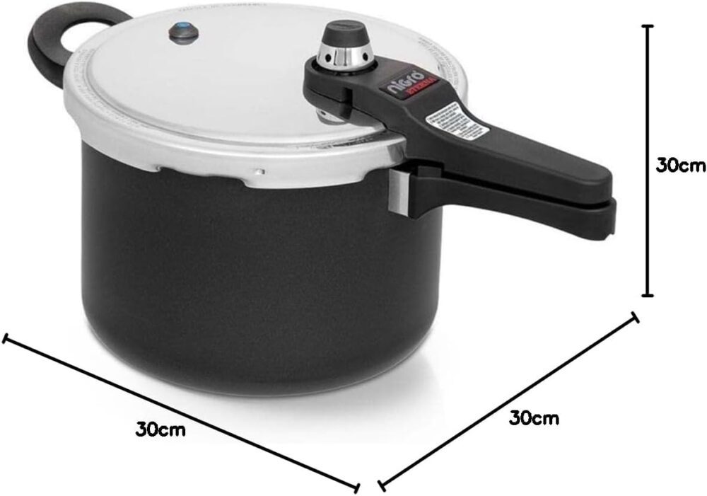 Panela de Pressão Antiaderente Eterna Nigro 6L - Image 3