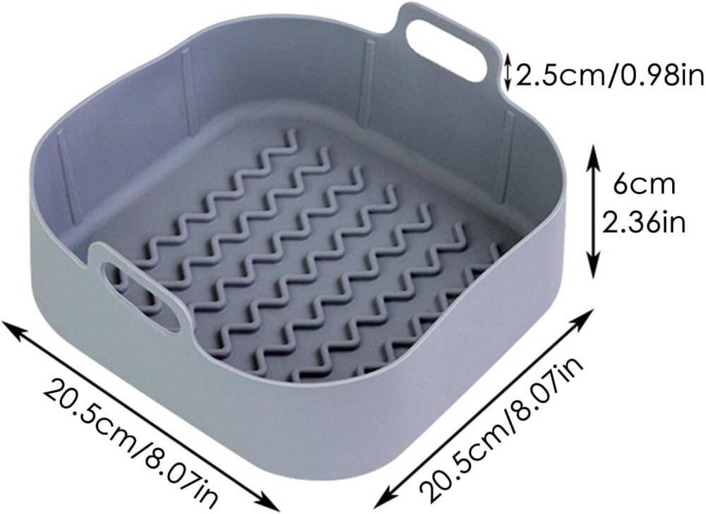 Panela de Silicone para Air Fryer | Air Fryer Panela de Sili... - Image 4