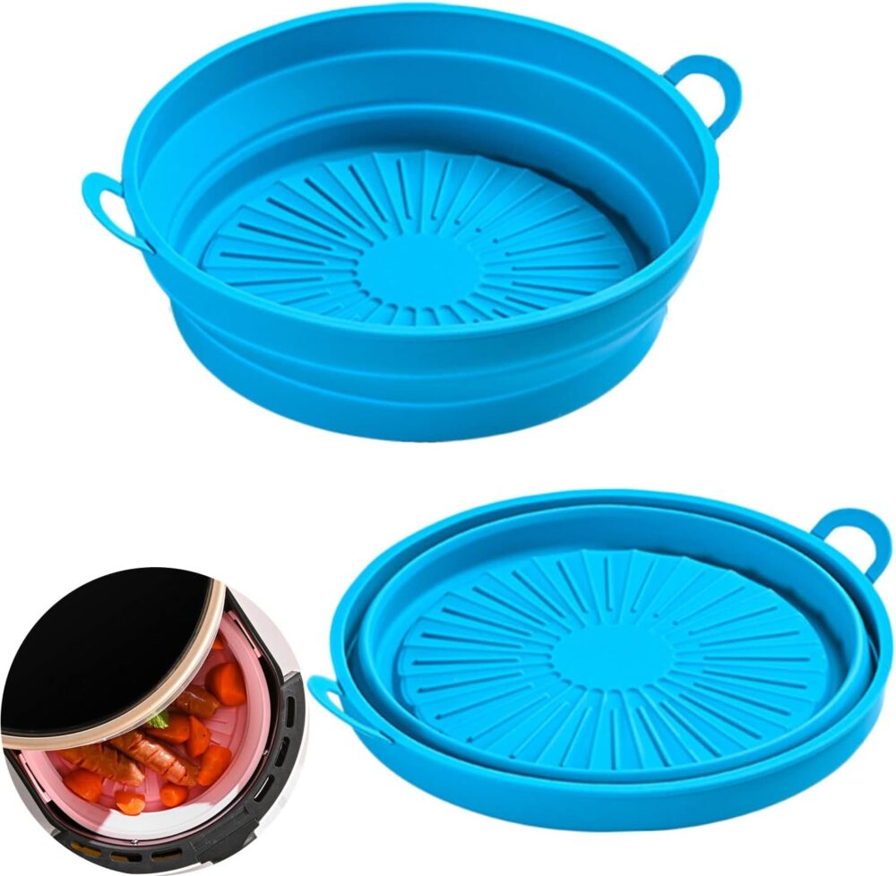 Forros de silicone Air Fryer | Panela de silicone reutilizáv...