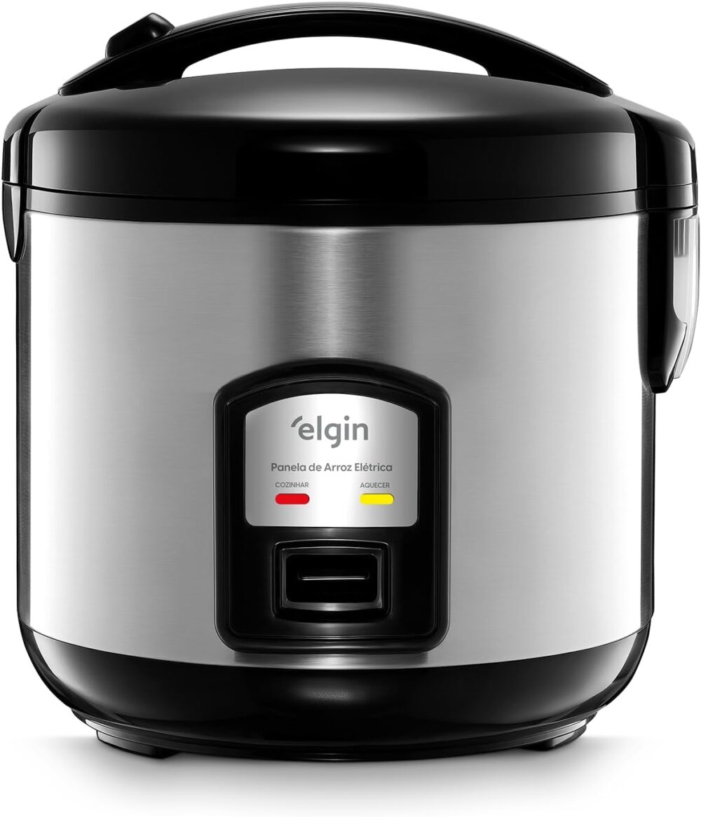 Panela de Arroz Elétrica Gran Rizzo 700W Elgin Antiaderente ...