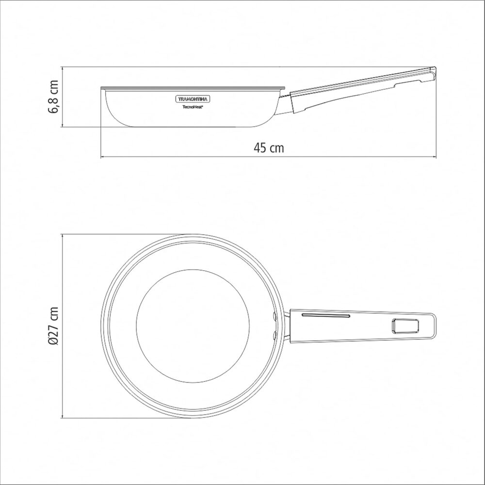 Frigideira Aço Inox 26 cm Cabo Grano Antitérmico Tramontina - Image 4
