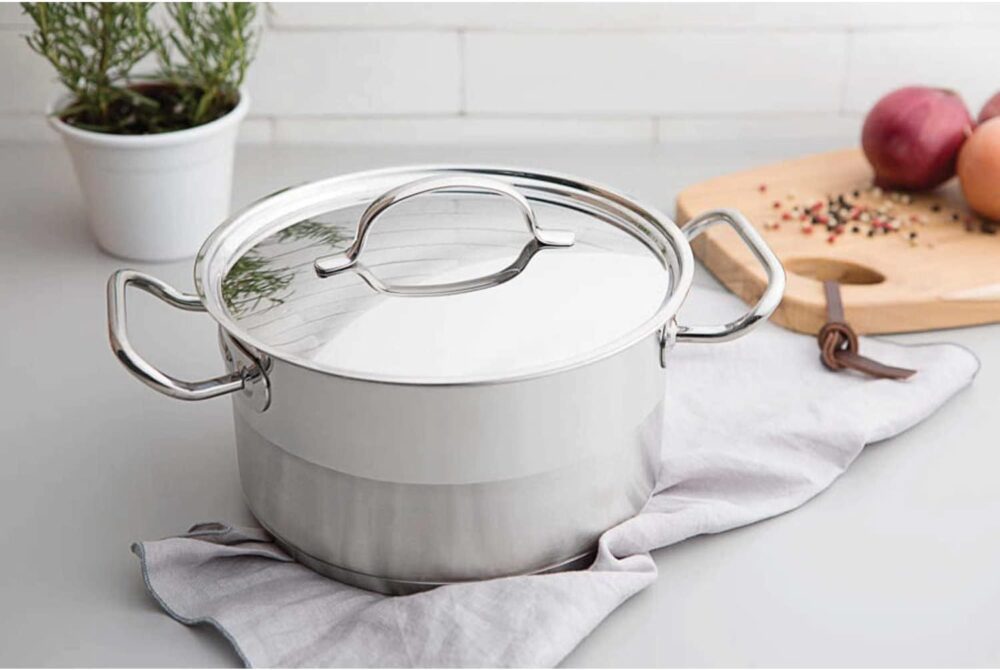 Caçarola Tramontina Professional Funda em Aço Inox Fundo Tri... - Image 7