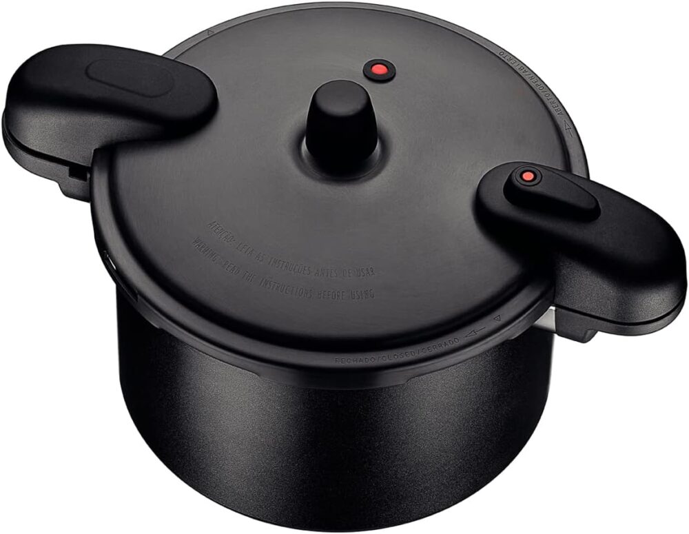 Panela de Pressão Tramontina Valência Black em Alumínio com ... - Image 2