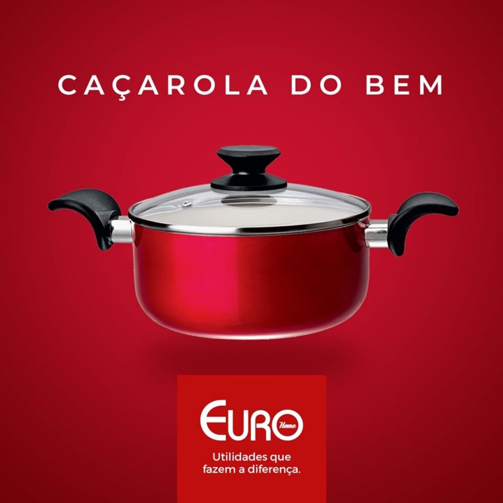 Caçarola 22 Cm de Alumínio com Revestimento Antiaderente Cer... - Image 2