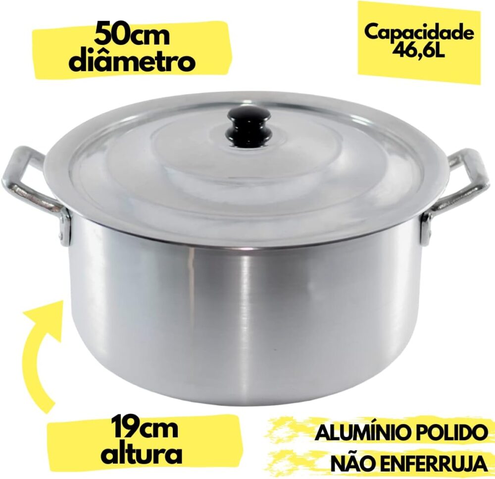 Caçarola Nº 50 Panela Grande Linha Hotel Restaurante Cozinha... - Image 3
