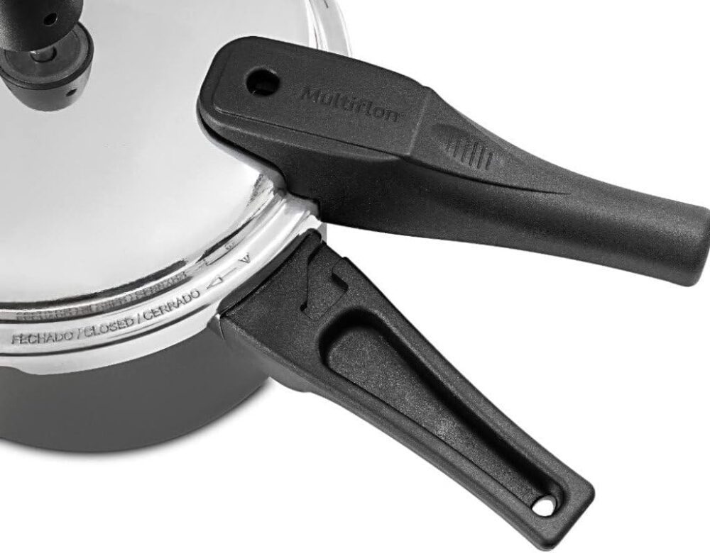 Multiflon Panela de Pressão Antiaderente Quartzo 4,5 l Preto... - Image 7