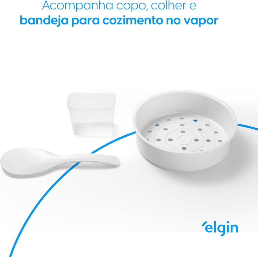 Panela de Arroz Elétrica Gran Rizzo 700W Elgin Antiaderente ... - Image 6