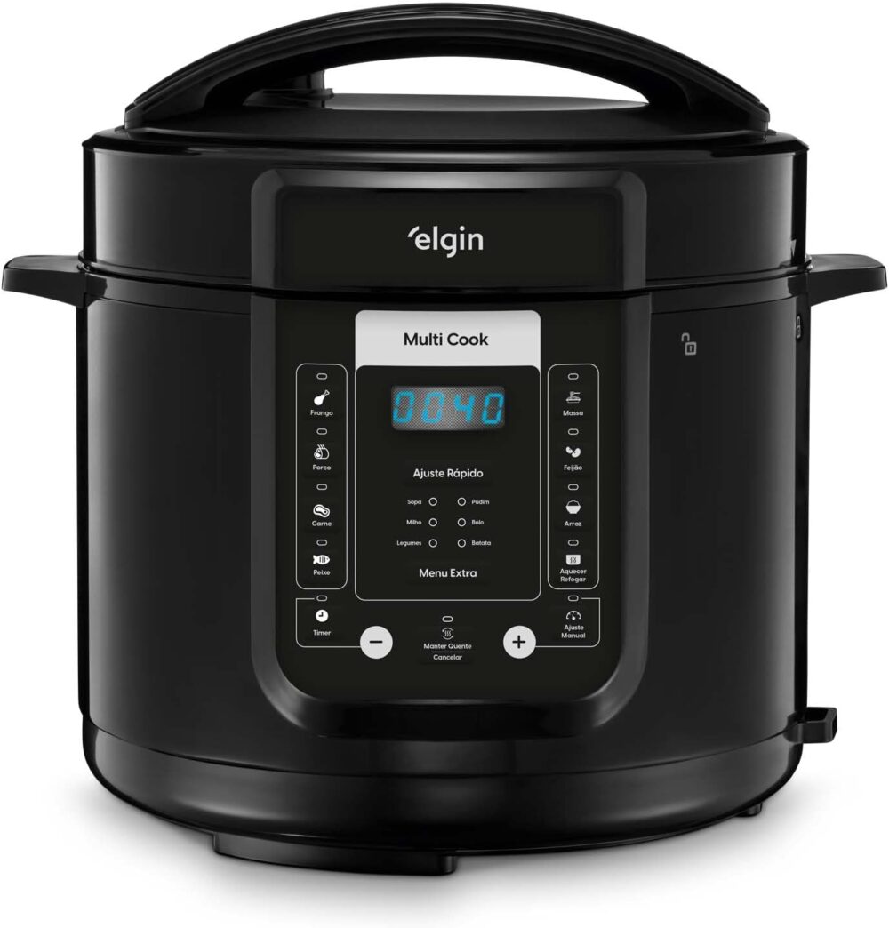 Panela de Pressão Digital Elétrica Multi Cook 5 Litros 110V ...