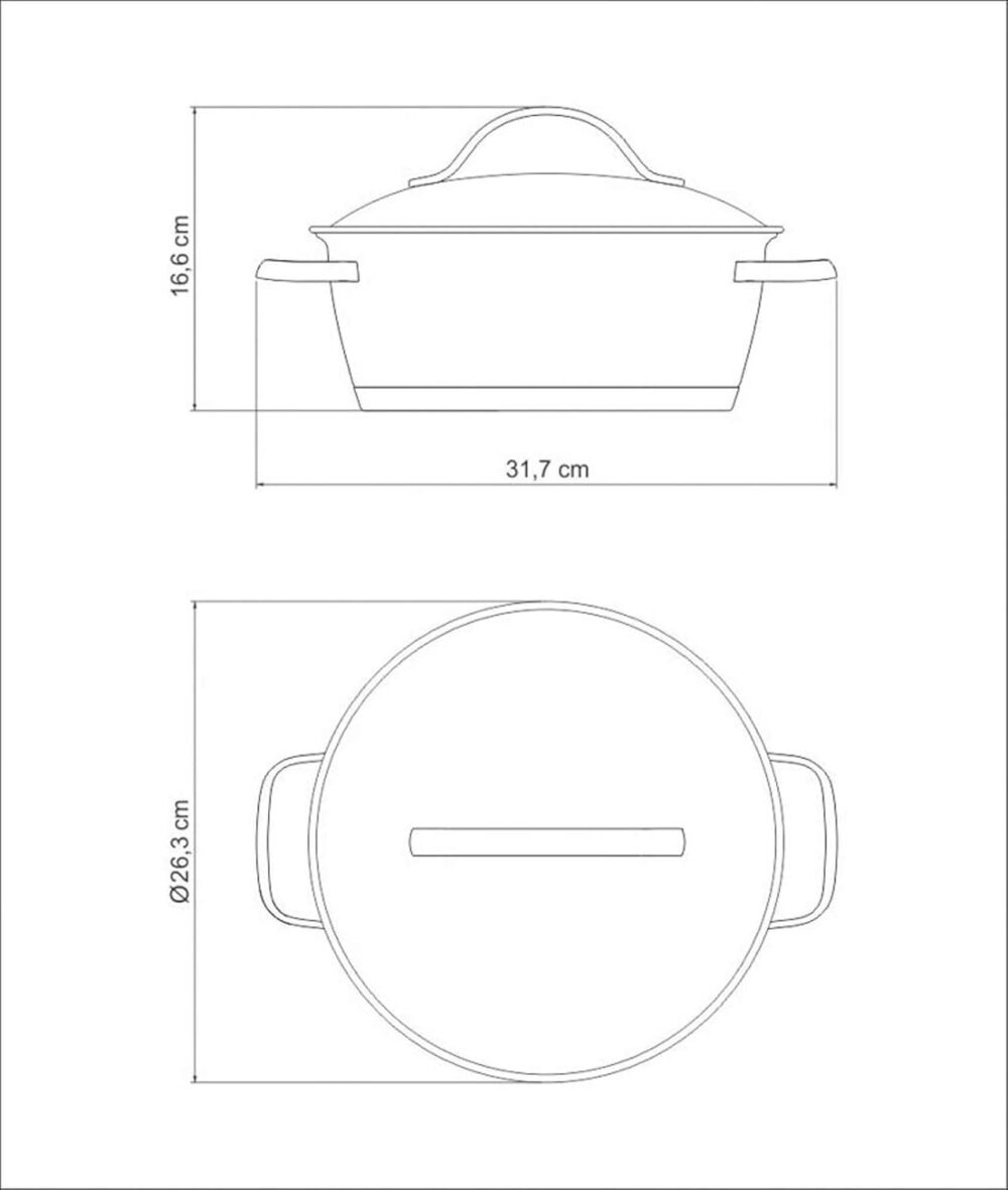 Caçarola Rasa com Fundo Triplo Tramontina Inox 24Cm, CACAROL... - Image 4