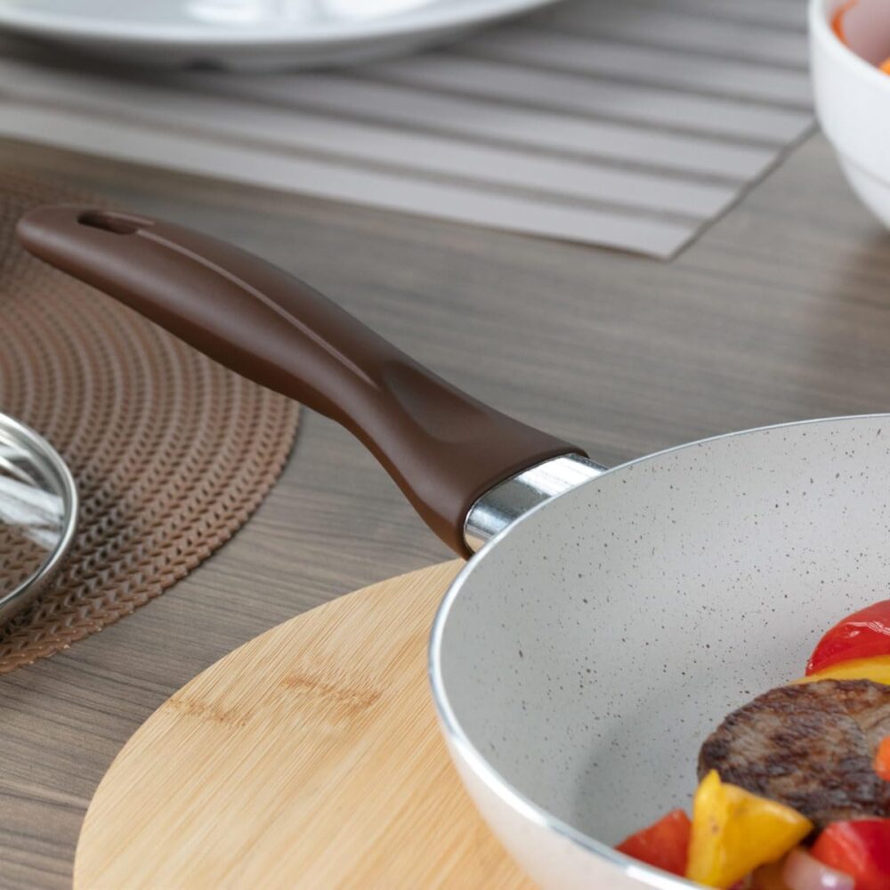 Wok Smart Plus, Cerâmic Life, 3,4L, 28 cm, 28 X 8 cm, Vanill... - Image 3