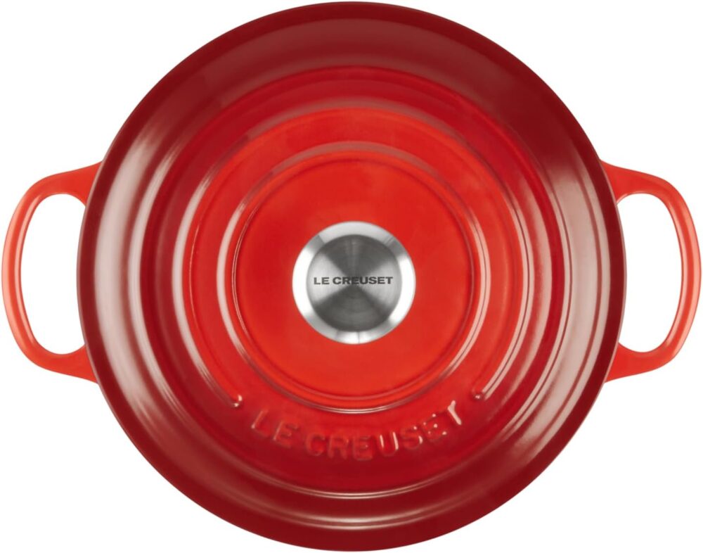 LE CREUSET Panela de Ferro Signature Vermelha 20CM - Image 3