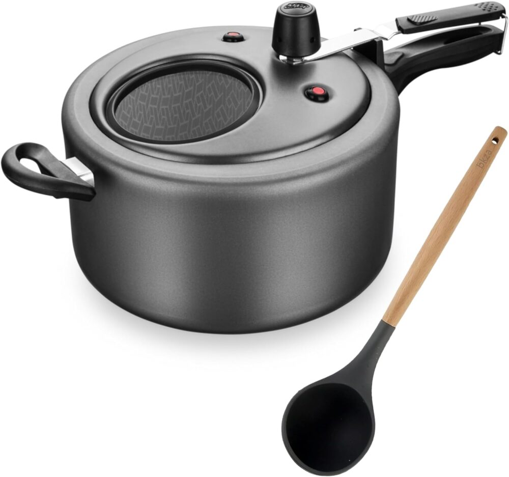 Panela de Pressão com Visor de Vidro 6 Litros Antiaderente S...
