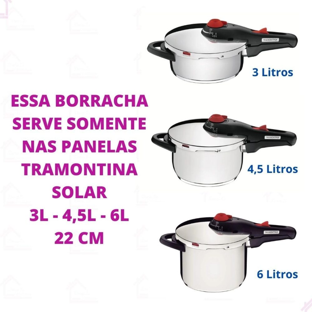 Borracha Anel De Silicone Panela De Pressão Solar 3L / 4,5L ... - Image 4