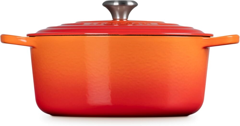 LE CREUSET Panela Redonda, 28 Cm - Signature, 2117728, Laran... - Image 4