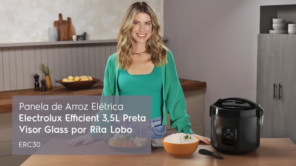 Panela Elétrica vapor arroz capacidade 3,5L 10 xícaras 2 em ... - Image 7