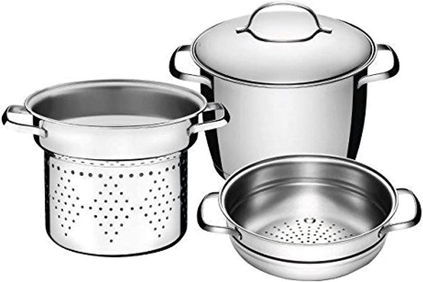 Jogo Multi Cooker 3 Peça, Tramontina, 65650070, Inox
