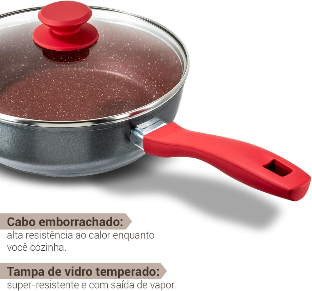 Panela Philco PPH240APR Redstone com Tampa de Vidro 2,7L - - Image 8