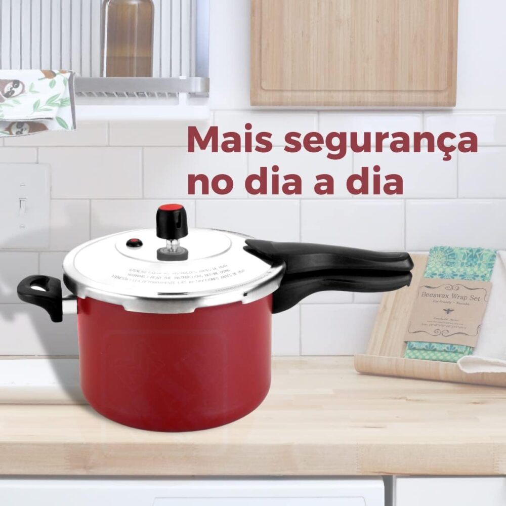 PANELA DE PRESSÃO FECHAMENTO EXTERNO TURBO QUALITY 4,5L AA V... - Image 6
