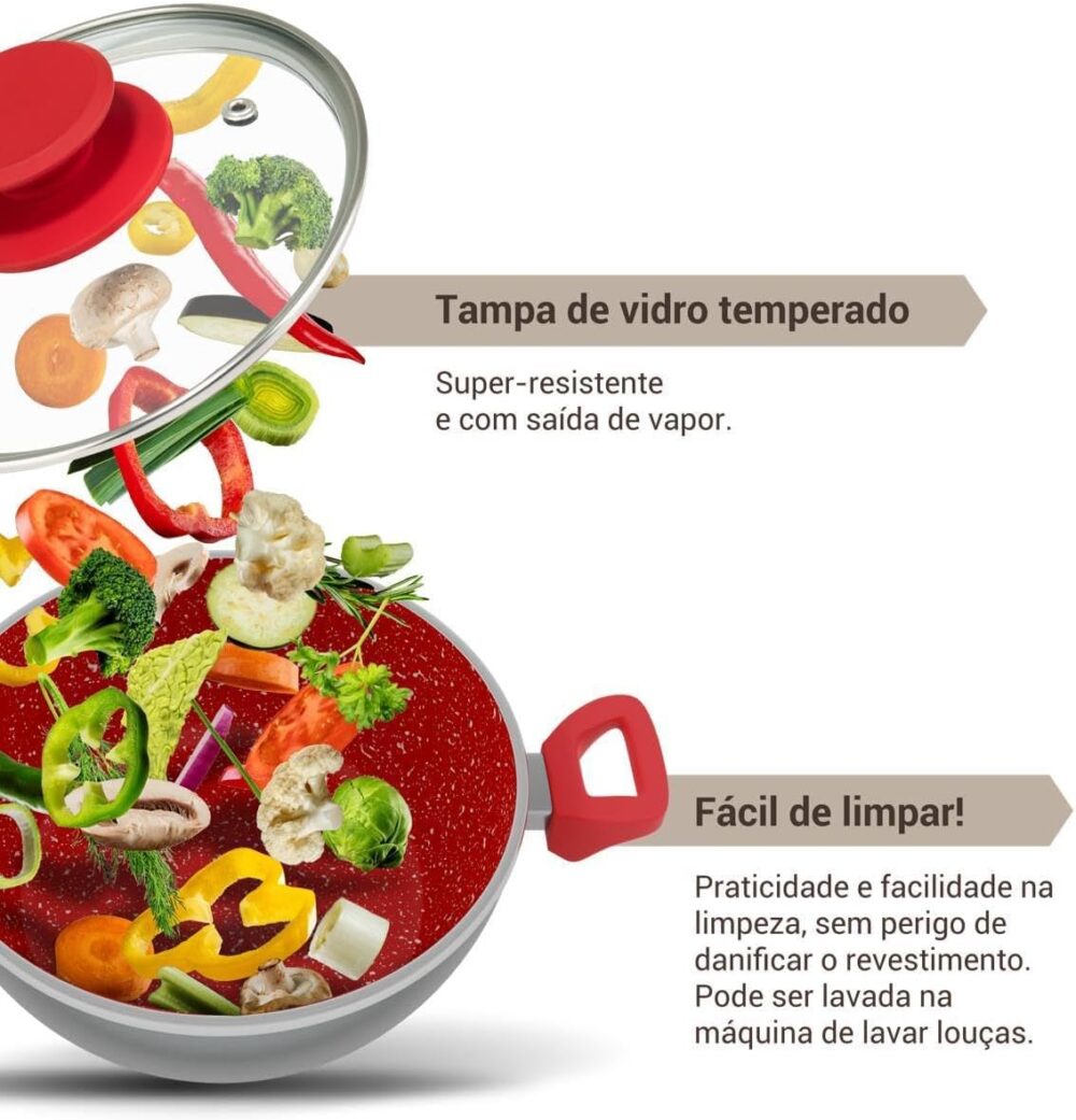 Panela Philco PPN24A Redstone com Tampa de Vidro 4,6L - Image 17